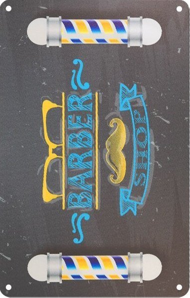 Activeshop Tablica ozdobna barber B044