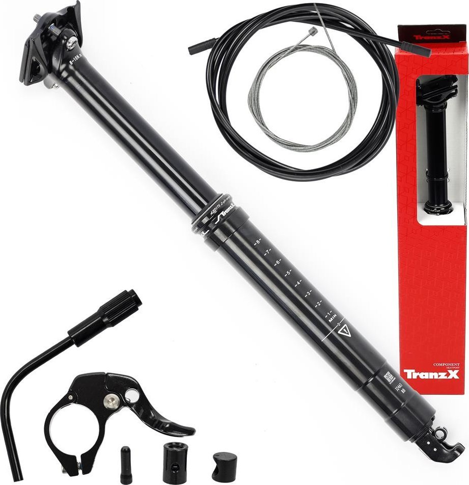 Regulowany wspornik siodła, dropper Tranz'X SP-32J 31,6 x 125 mm, wewnętrzne prowadzenie