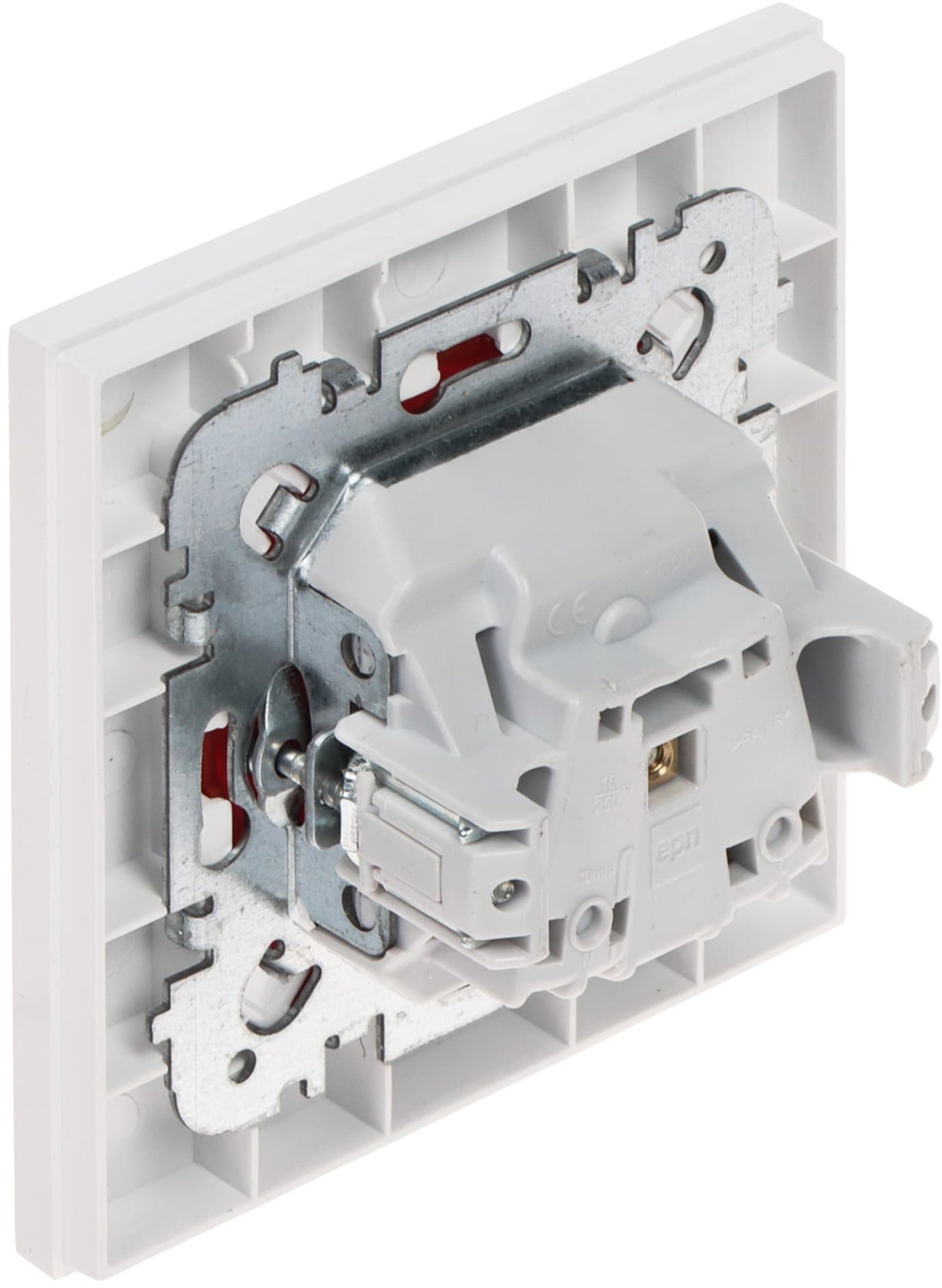 GNIAZDO POJEDYNCZE DATA Z RAMKĄ SANTRA/4142-10/EPN 230V 16A Elektro-Plast