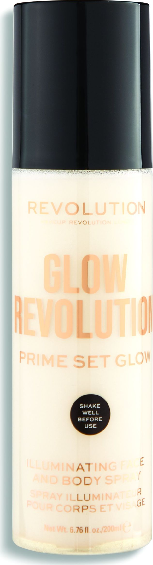 Makeup Revolution rozświetlająca mgiełka eternal gold 200 ml