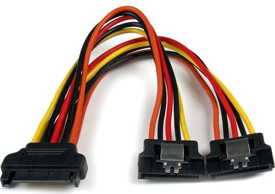 StarTech SATA 15-pin - SATA 15-pin x2, 0.15m, Wielokolorowy (PYO2LSATA)