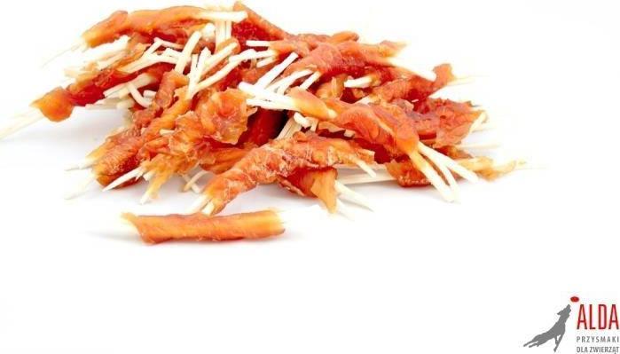 ALDA Cienkie Paski Wołowe Z Kurczaka 500g