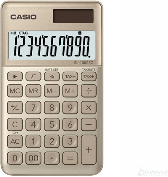 Kalkulator Casio (SL-1000SC-GD-S)