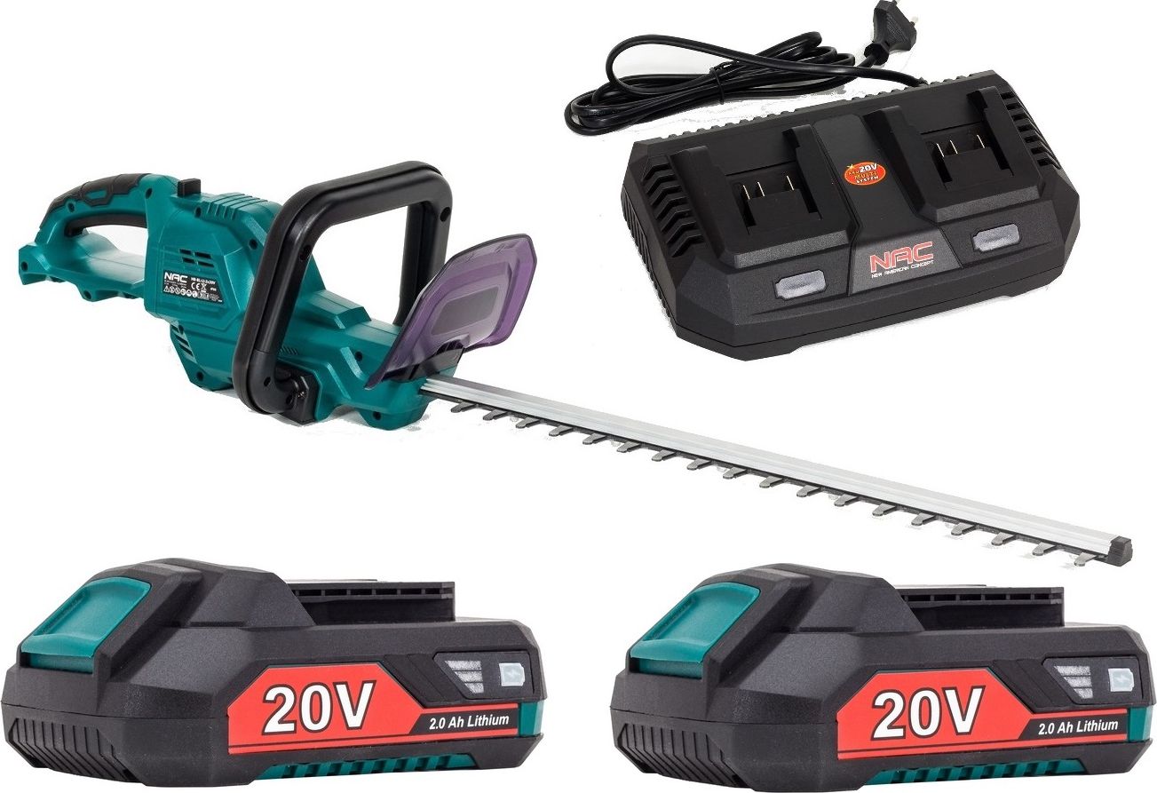NAC HB-BL-LI-2X20V 51 cm + ładowarka i 2x akumulator 2 Ah