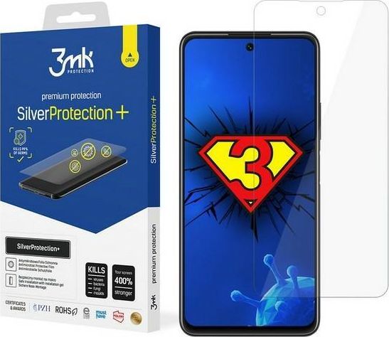 3MK 3MK Silver Protect+ Huawei P Smart 2021 Folia Antymikrobowa montowana na mokro