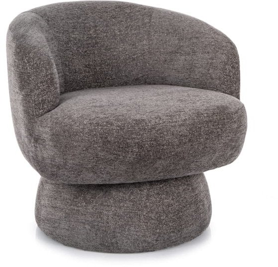 Fotel obrotowy wypoczynkowy COSMIC RAVEN szary