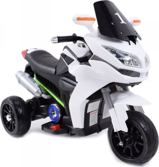 Super-Toys DUŻY MOTOR ŚCIGACZ Z SYMULACJĄ WYDECHU, MIĘKKIE KOŁA STRONG 2 EXCLUSIVE/6288A