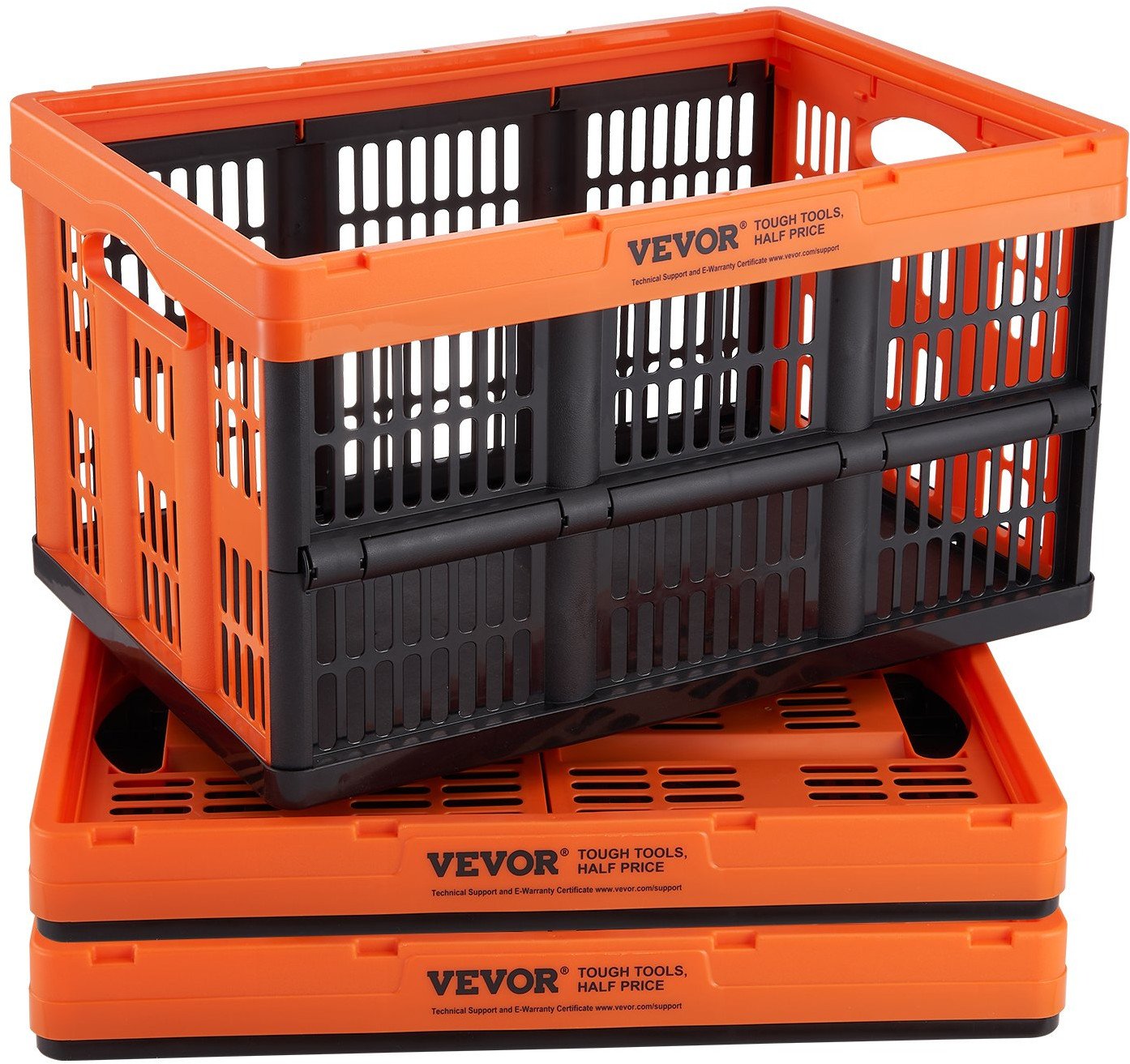 Skrzynka plastikowa pojemnik magazynowy 3 SZTUKI 52,5 x 35,5 x 30 cm