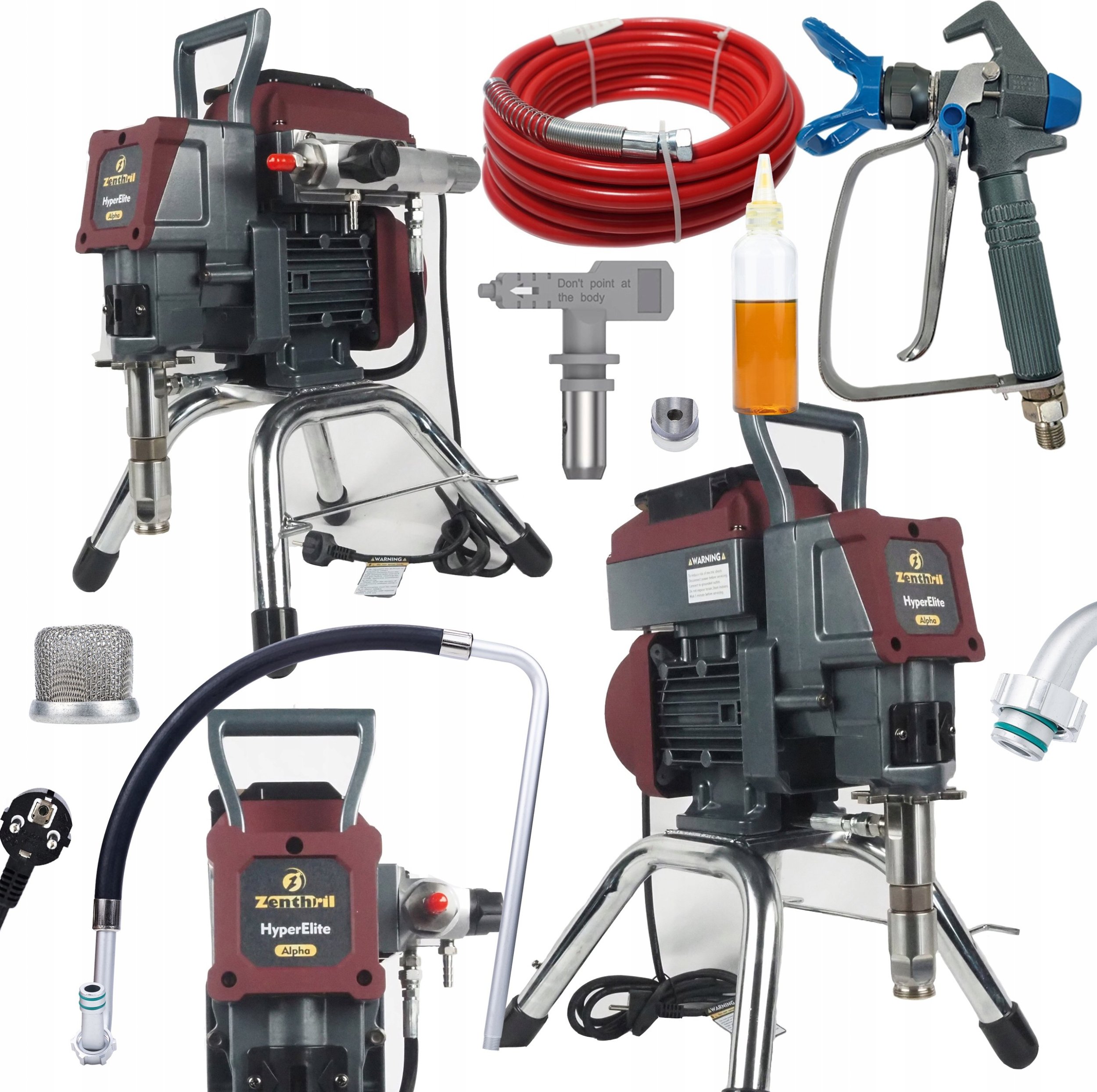 Rosfix Agregat malarski Zenthril Alpha, 1500W 20Mpa 0,021", 2L/min, seria HyperElite