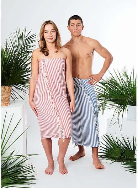 Yeye Ręcznik hammam AKASYA 100% bawełna YEYE Musztardowy