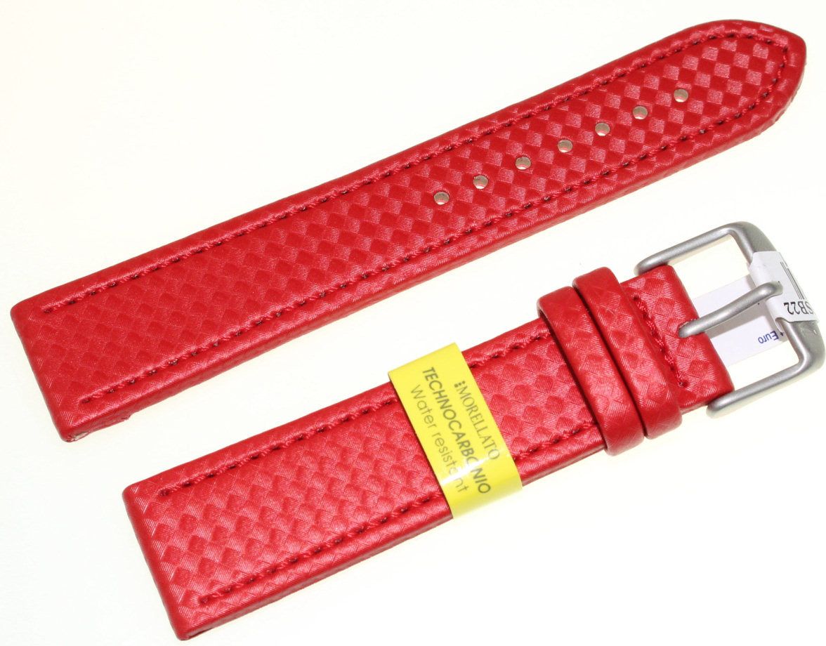 Morellato Karbonowy wodoodporny pasek do zegarka 22 mm Morellato A01X4907977083SB22