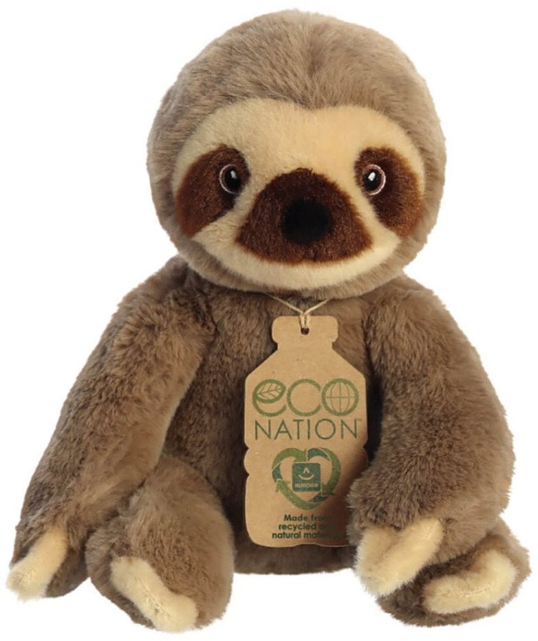 ECO NATION AURORA Eco Nation Plush Sloth, 24 cm