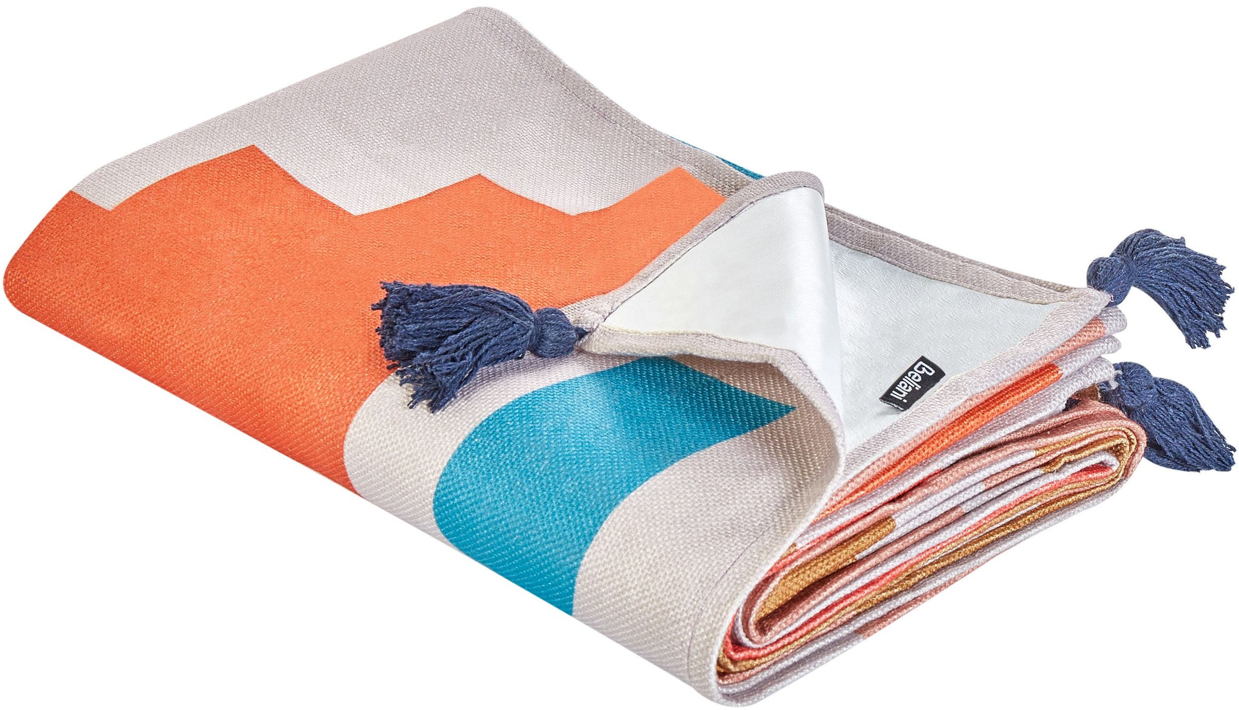 Koc piknikowy KAMBAR 200 x 200 cm Kolorowy