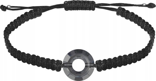 Radziszewska Jewellery Bransoletka na Makramie Kryształ Prezent na Dzień Kobiet ŻYCZENIA GRATIS