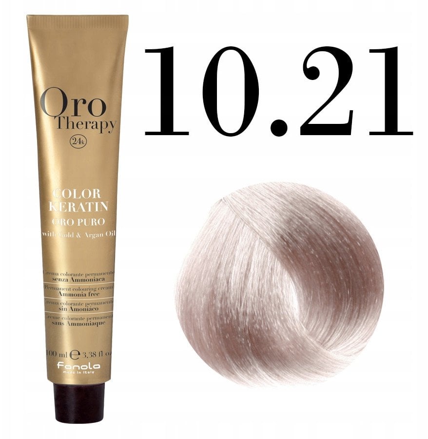 Fanola Oro Therapy Color Keratin Oro Puro 10.21 100 ml