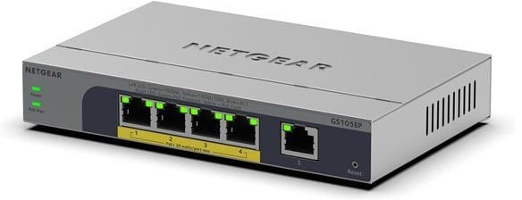 Switch NETGEAR 5PT GB PLUS Switch W/ POE+ GS105EP
