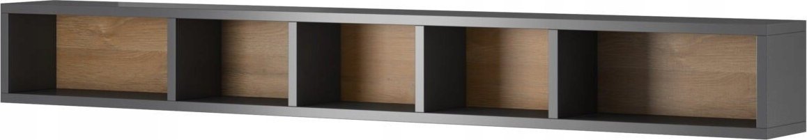 Helvetia Półka płyta laminowana HLV 159 x 19 cm antracyt