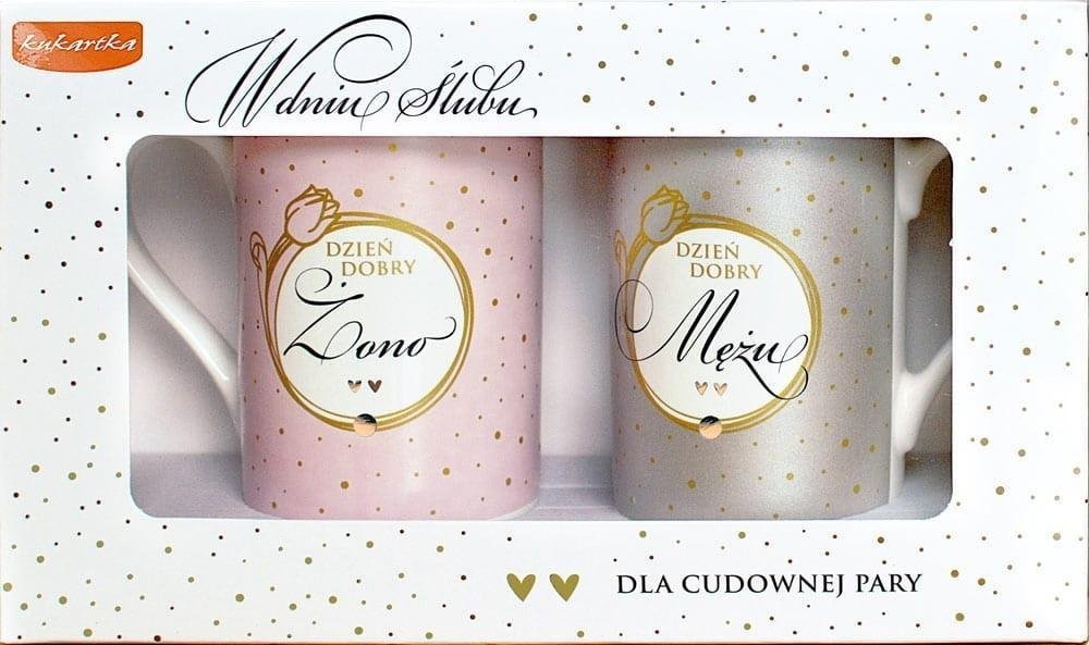 KUKARTKA Kubek komplet Q Ślub