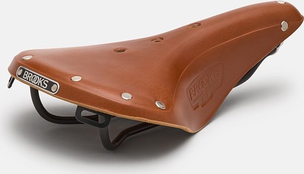 Brooks Siodełko BROOKS B17, Honey, Steel Rail, Waga 520g, Linia Leather (NEW)