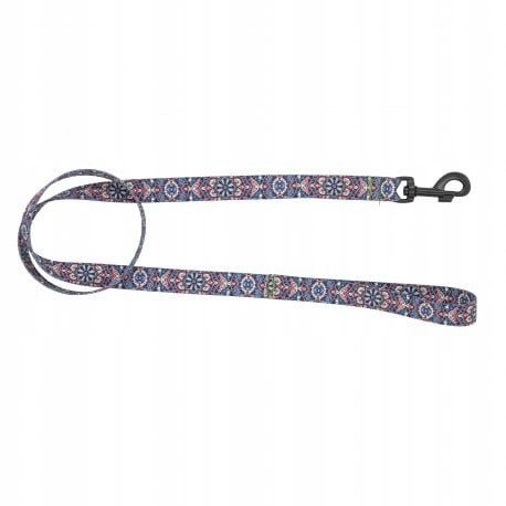 Smycz dla psa taśma Etno Mandala, 25mm/120cm