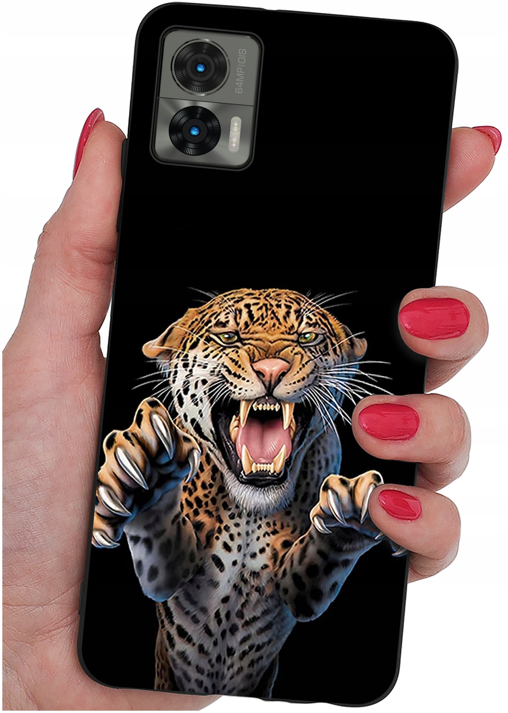 Etui do Motorola Moto Edge 30 Neo WZORY |SILIKONOWE MATT CASE + SZKŁO 9H