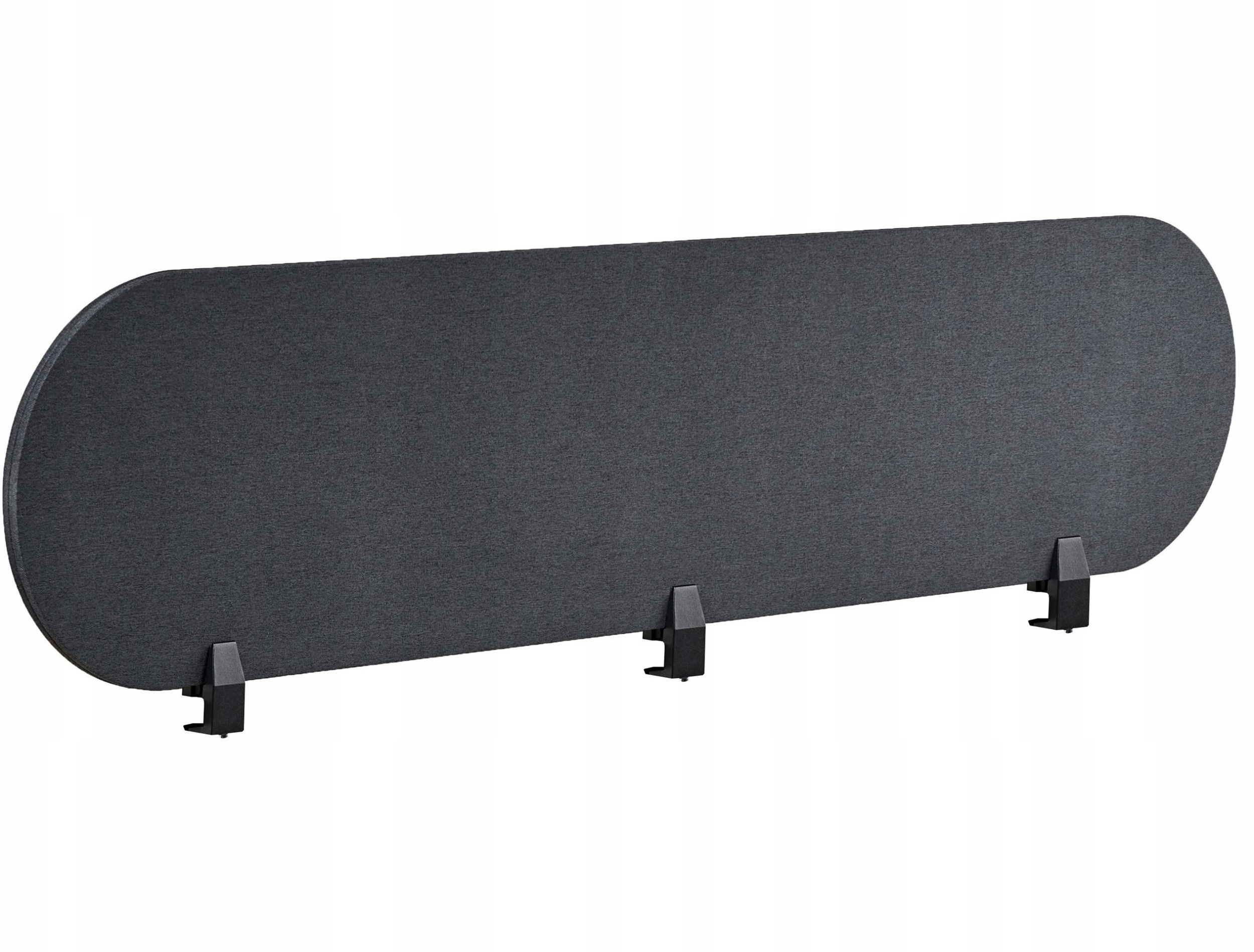 Przegroda na biurko 180 x 40 cm ciemnoszara SPARKY