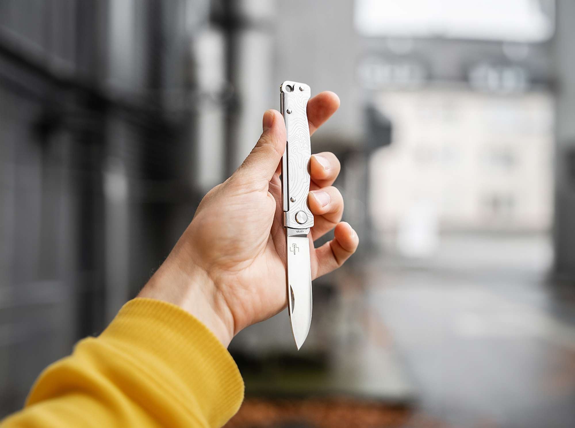 Boker Plus Atlas SW Topo nóż składany 12C27 16,4 cm szary