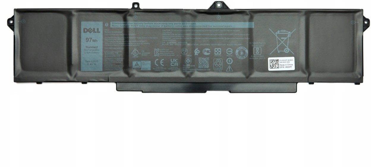 Pamięć do laptopa Dell Desc.:BTRY,PRI,97WHR,6C,LITH,B