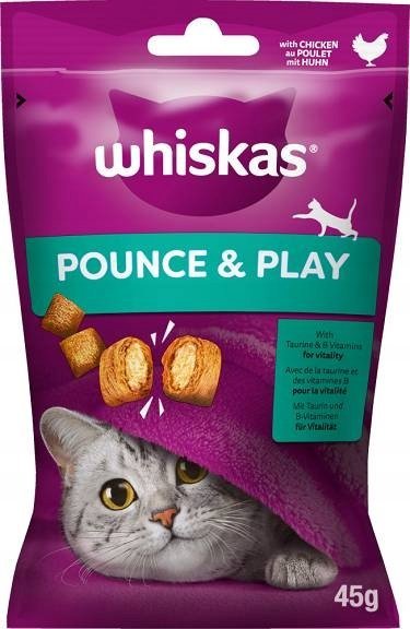 Whiskas WHISKAS Energia i Witalność 45g - przysmak dla kota, z kurczakiem