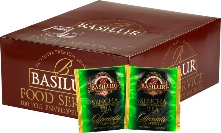 Basilur Basilur SENCHA HORECA herbata zielona cejlońska FNGS - w kopertach 100 x 1,5 g