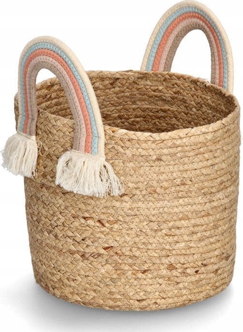 Zeller Kosz do przechowywania z plecionej trawy morskiej, Ø 30 cm