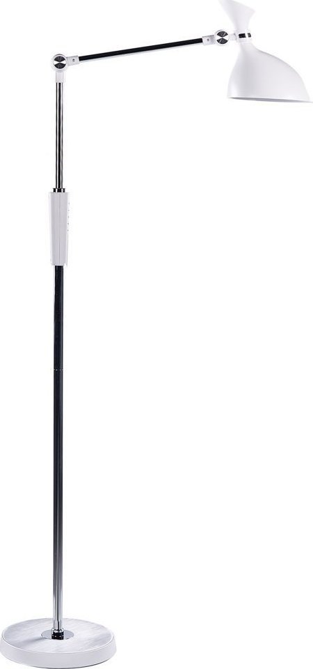 Lampa podłogowa Beliani Lampa podłogowa LED biała ANDROMEDA
