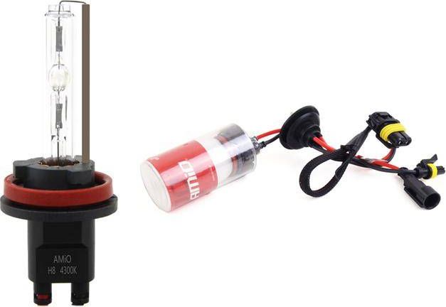 AMiO Żarówka ksenonowa, żarnik xenon H8 H9 H11 4300K