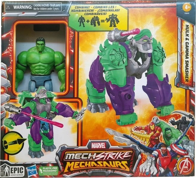 Figurka Hasbro Figurka MARVEL HULK MECHSTRIKE F6600 HASBRO 2w1 Małpa Hulk