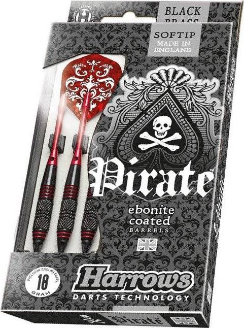 Harrows Rzutki Harrows Pirate Softip czerwone 16 gk