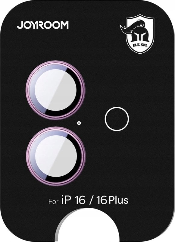Szkło ochronne Joyroom JR-MFY0259 na obiektywy iPhone 16/16 Plus - różowe