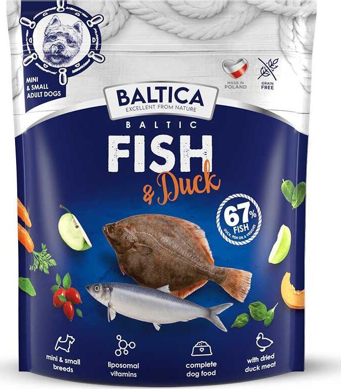 Baltica BALTICA Fish With Duck Karma sucha dla psów małych ras 1kg
