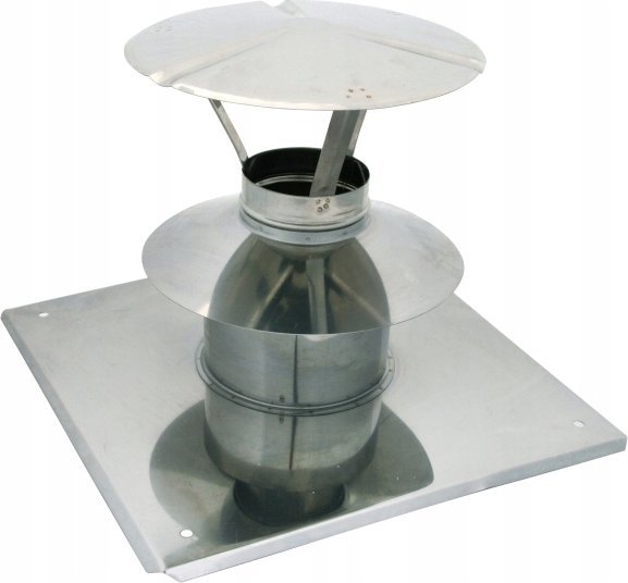 SpiroFlex 80/125 turbo (nv) wywiewka z płytą dachową