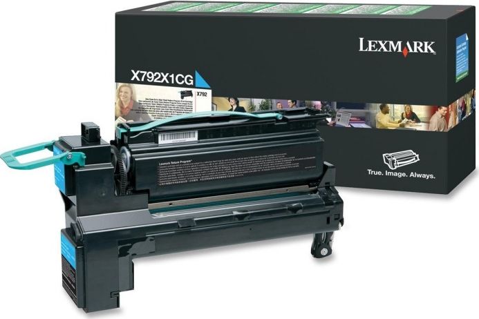Toner Lexmark X792X1CG Cyan Oryginał (X792X1CG)