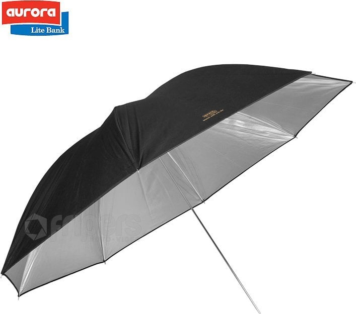 Aurora Parasolka Aurora 105cm Srebrna