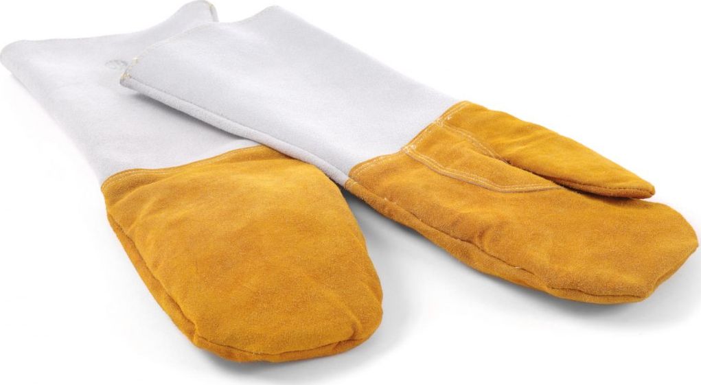 Hendi Rękawice termiczne kuchenne ochronne skórzane 2szt.