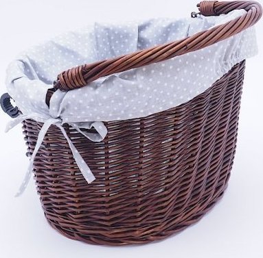 Wnuk Kosz rowerowy Haki (Wkład/Wenge)