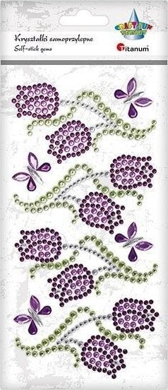 Titanum Kryształki samoprzylepne tulipany 8szt