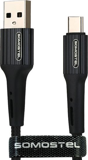 Kabel USB USB-A - USB-C 1 m Czarny (25698)