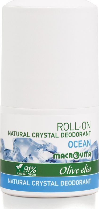 Macrovita Dezodorant roll-on z naturalnym kryształem OCEAN 50 ml