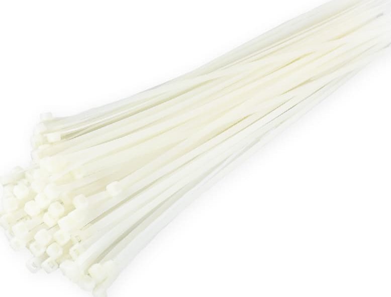 Organizer MPC Industries Taśmy kablowe białe 3,6x150mm - 100 szt.