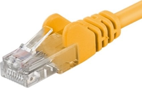 PremiumCord PREMIUMCORD Patch kabel UTP RJ45-RJ45 CAT5e 15m žlutá