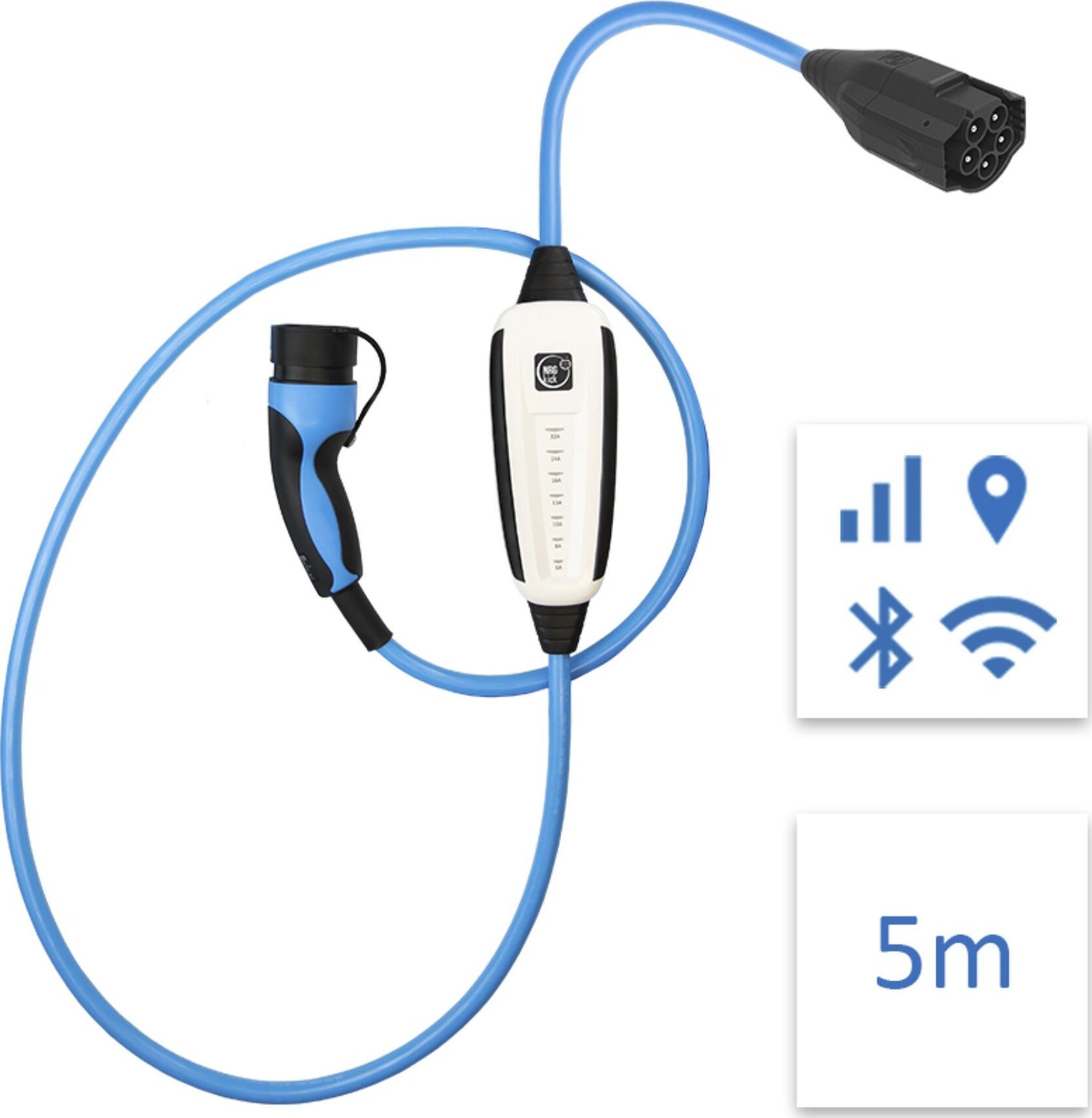 Ładowarka NRGkick 32A Pure Standard WLAN + Bleutooth, GSM/GPS/SIM 22kW 5m (12601000)