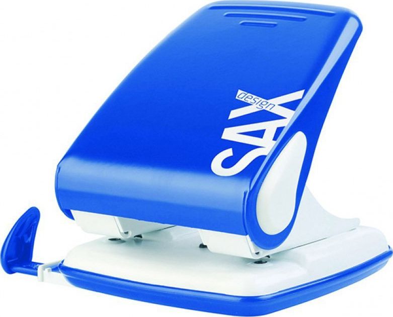 Dziurkacz SAX 518 40 kartek Niebieski (ISAXD518-01)