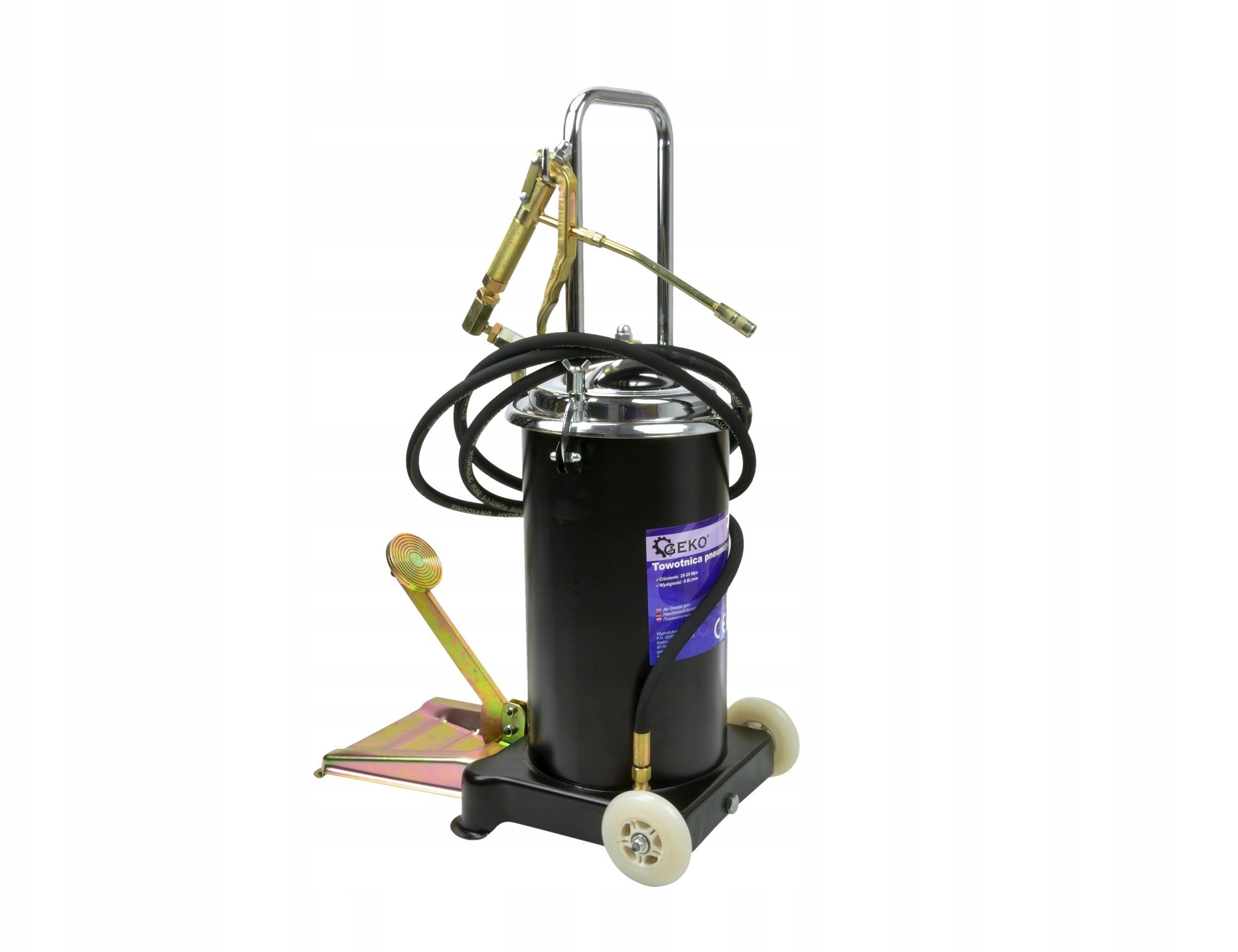 Towotnica nożna z pedałem 15L+ wąż 4m (1)